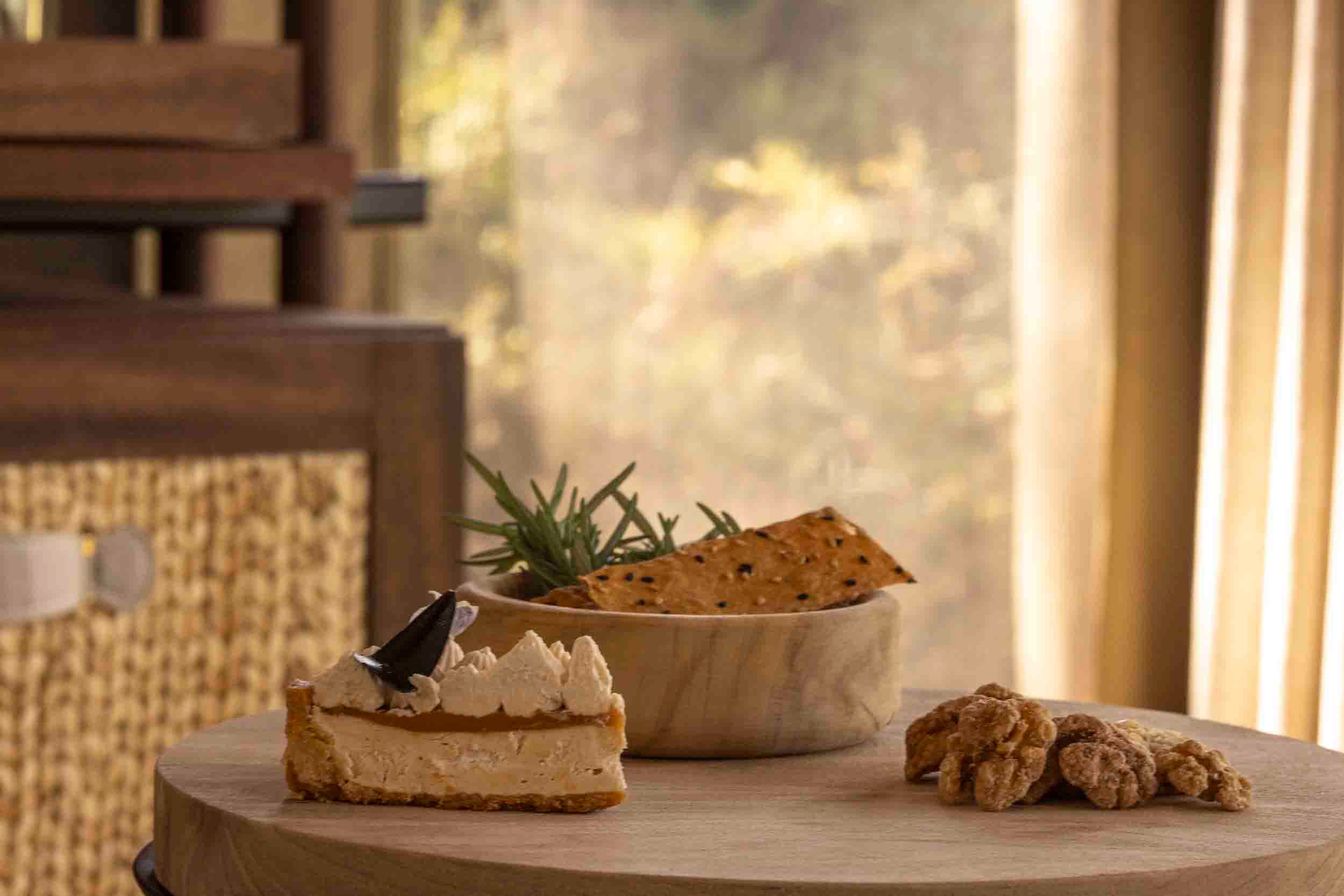A welcome cake at JW Marriott Mount Kenya Rhino Reserve Safari Camp, Solio Game Reserve, Kenya